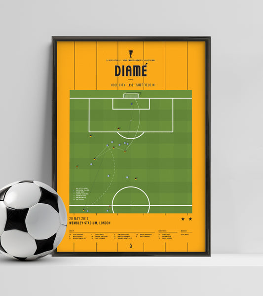 Diamé fires Hull back to the Premier League