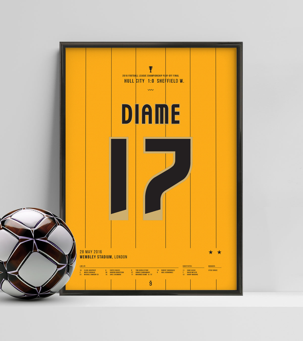 Diamé fires Hull back to the Premier League (Jersey ver.)