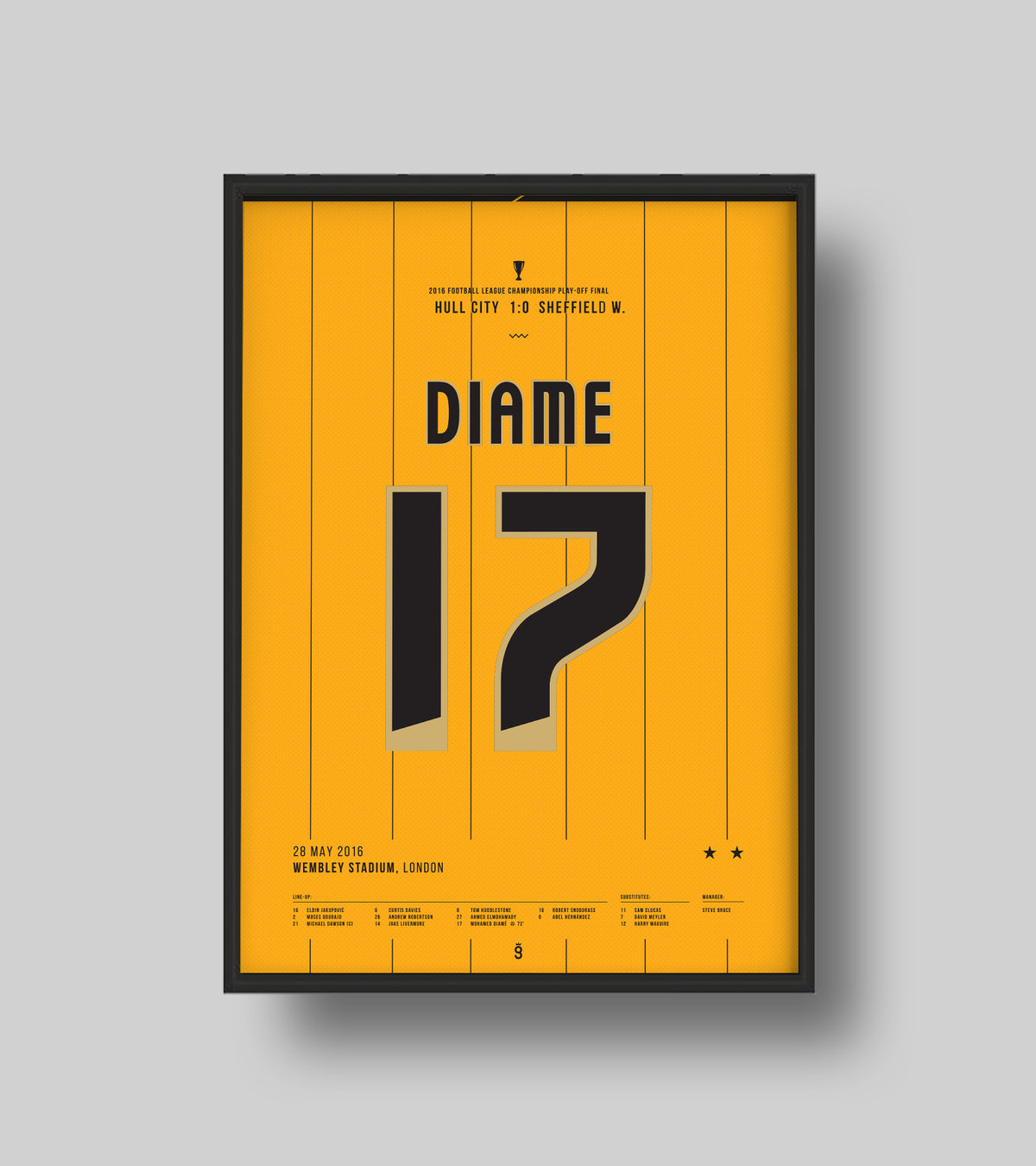 Diamé fires Hull back to the Premier League (Jersey ver.)