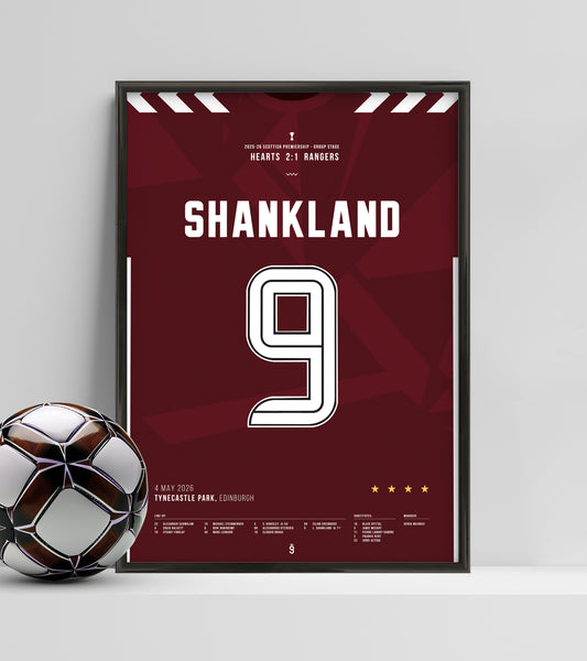 Hearts edge closer to historic title (Jersey ver)