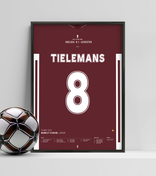 Tielemans Screamer Wins Historic FA Cup Final (Jersey ver.)