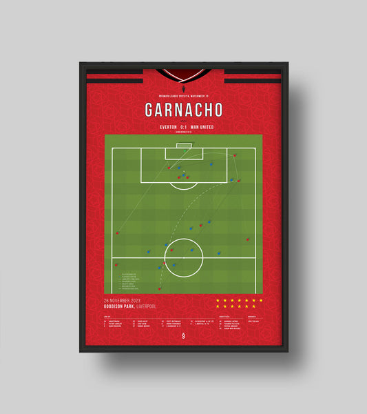 Garnacho's overhead kick vs Everton