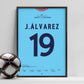 Julian Alvarez scores the 4-0 in runaway victory vs Real (Jersey ver.)