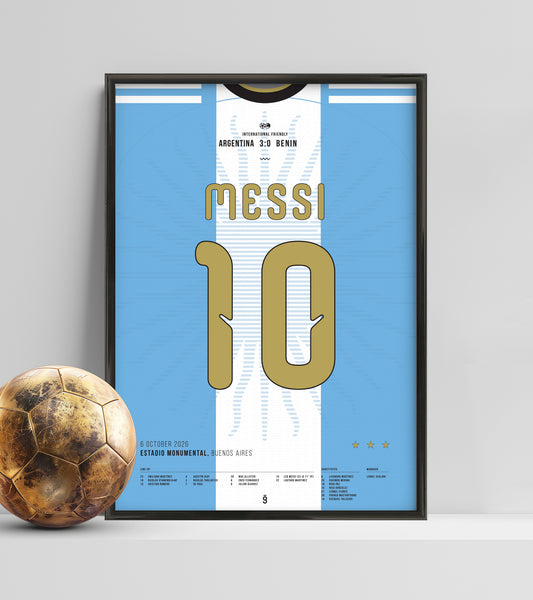Messi’s last tango with Argentina (Jersey ver.)