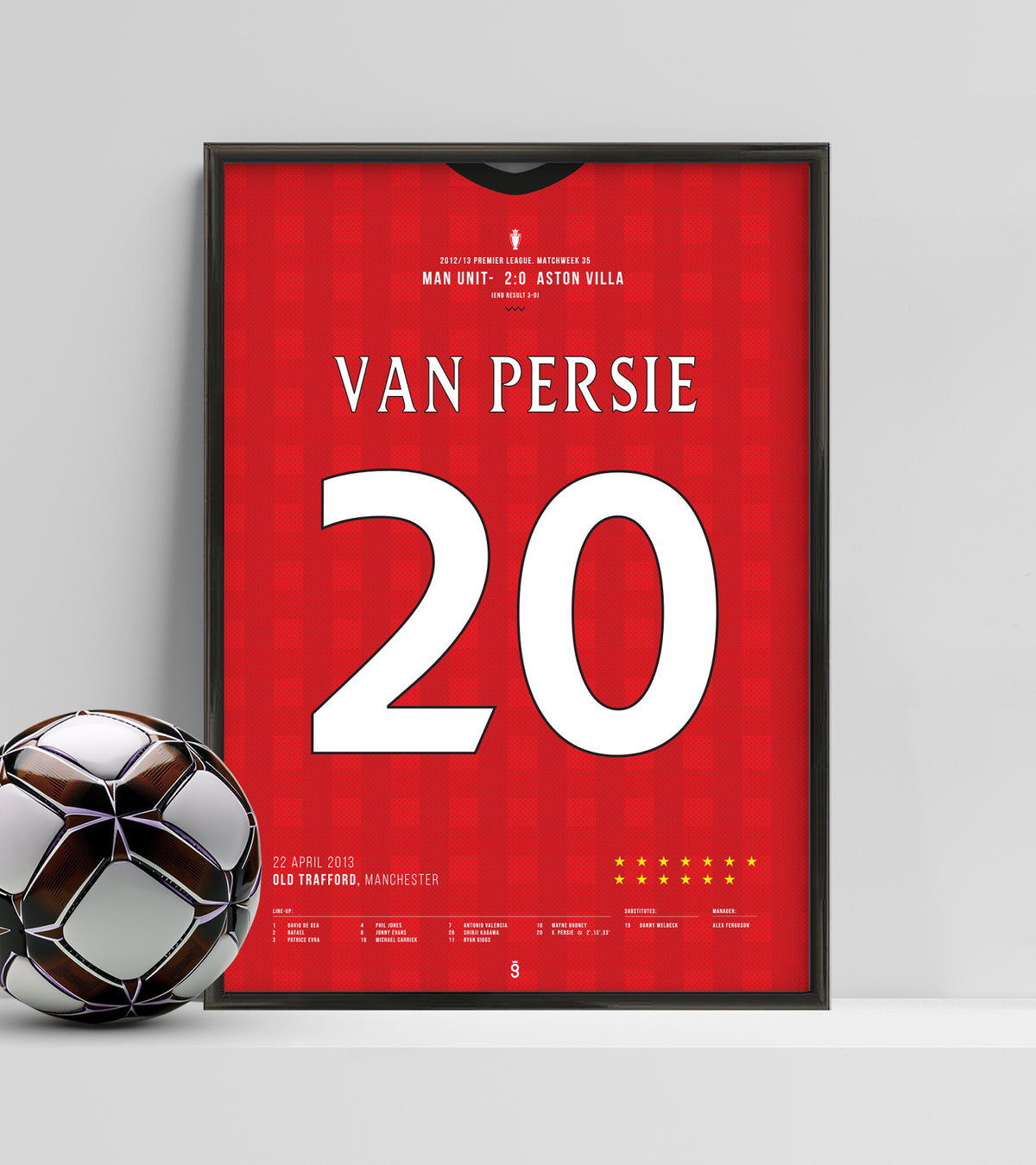 Robin van Persie Volley gegen Aston Villa