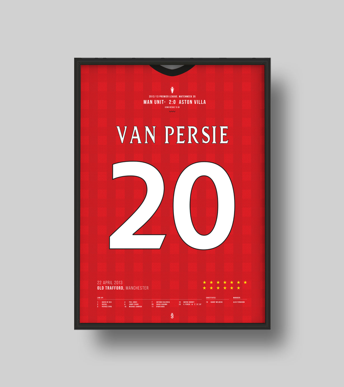 Robin van Persie Volley gegen Aston Villa