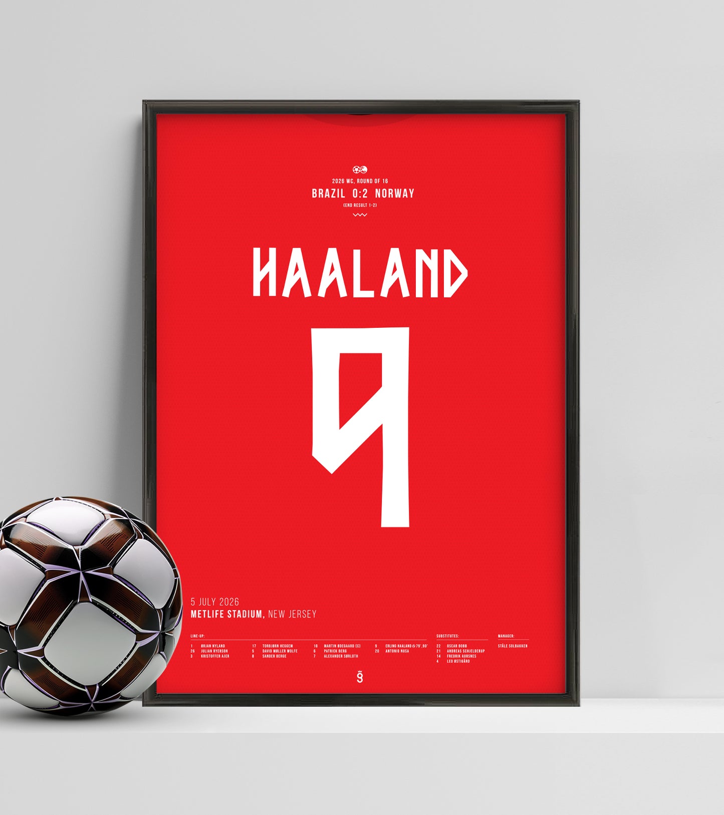 Le doublé de Haaland vs Brazil