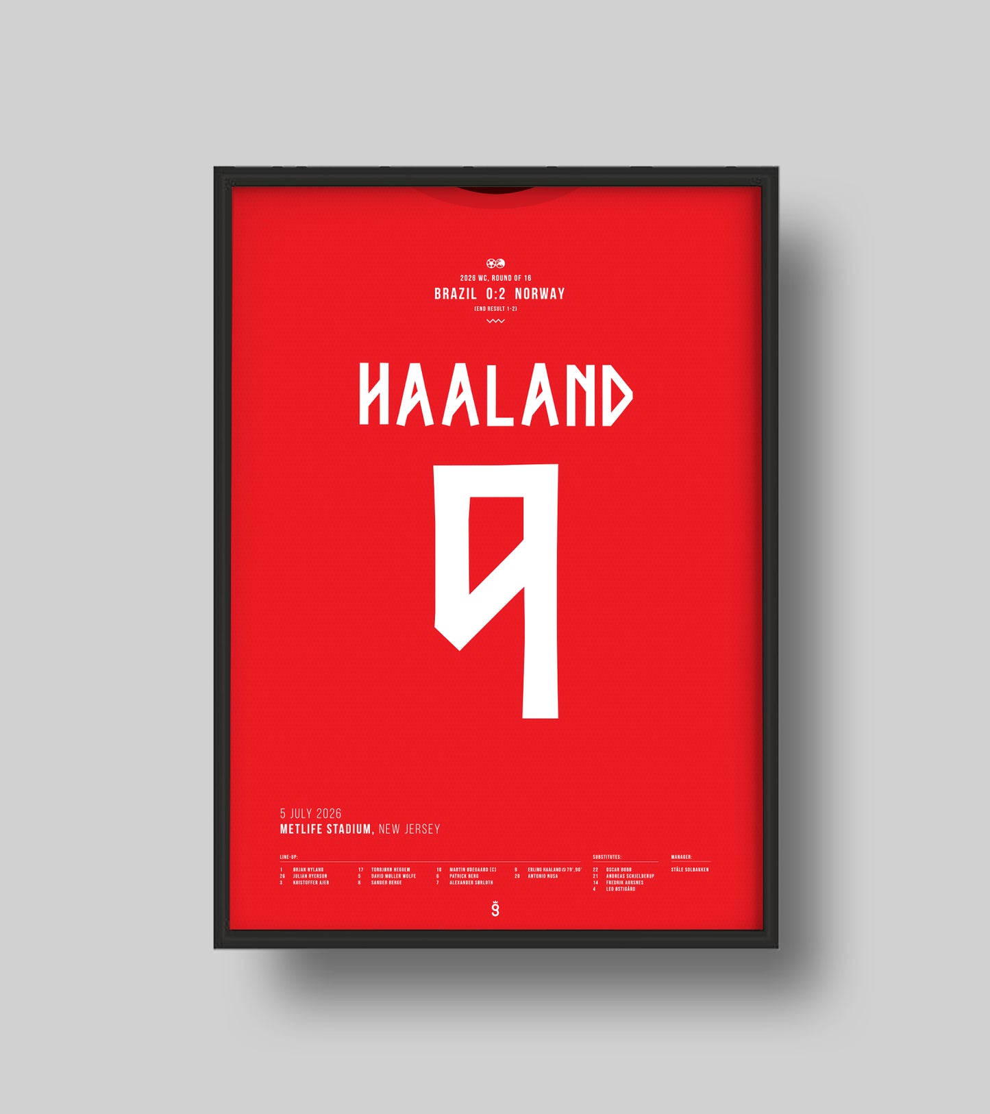 Le doublé de Haaland vs Brazil