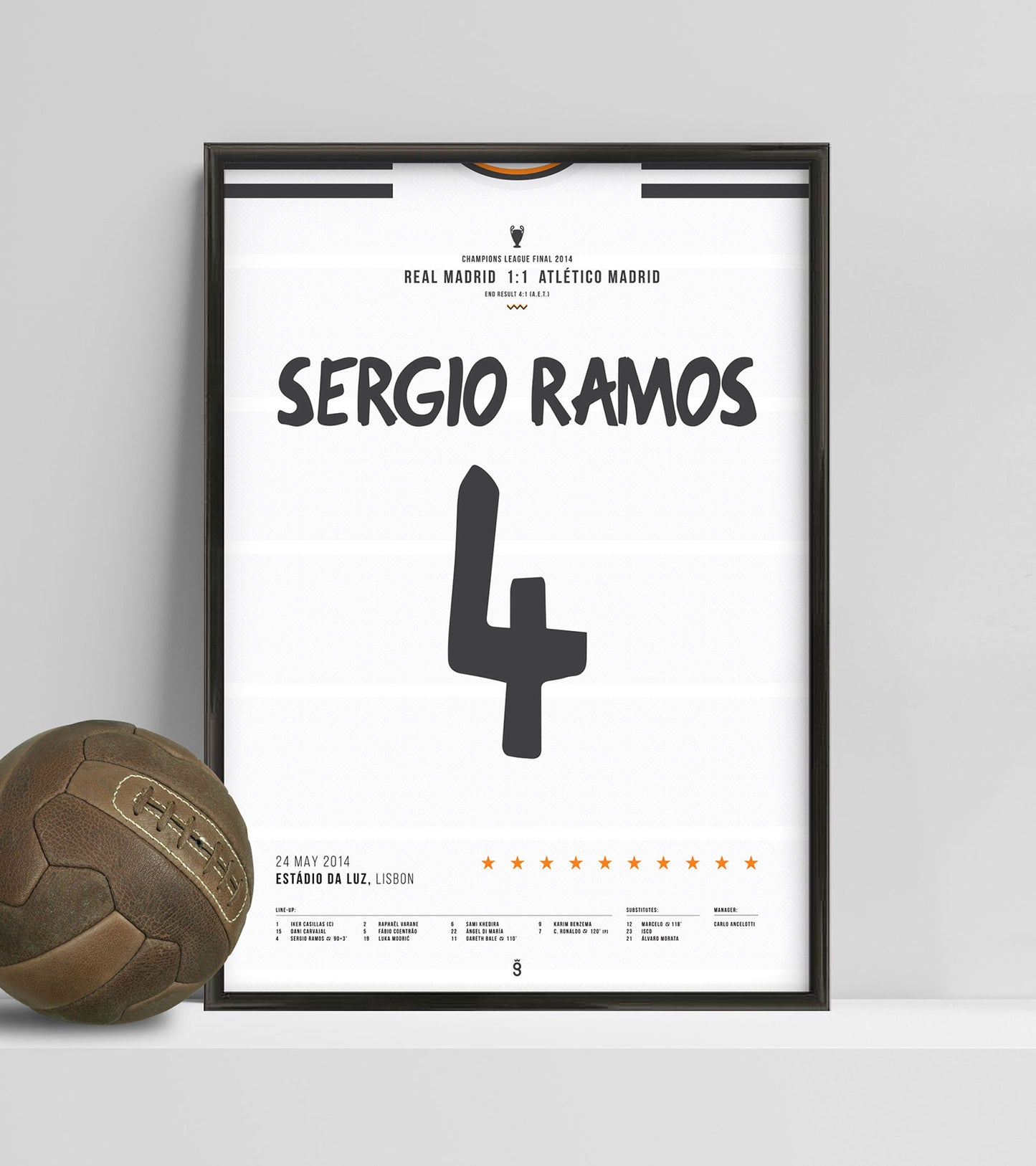 Sergio Ramos' "La Décima" goal (Jersey ver.)