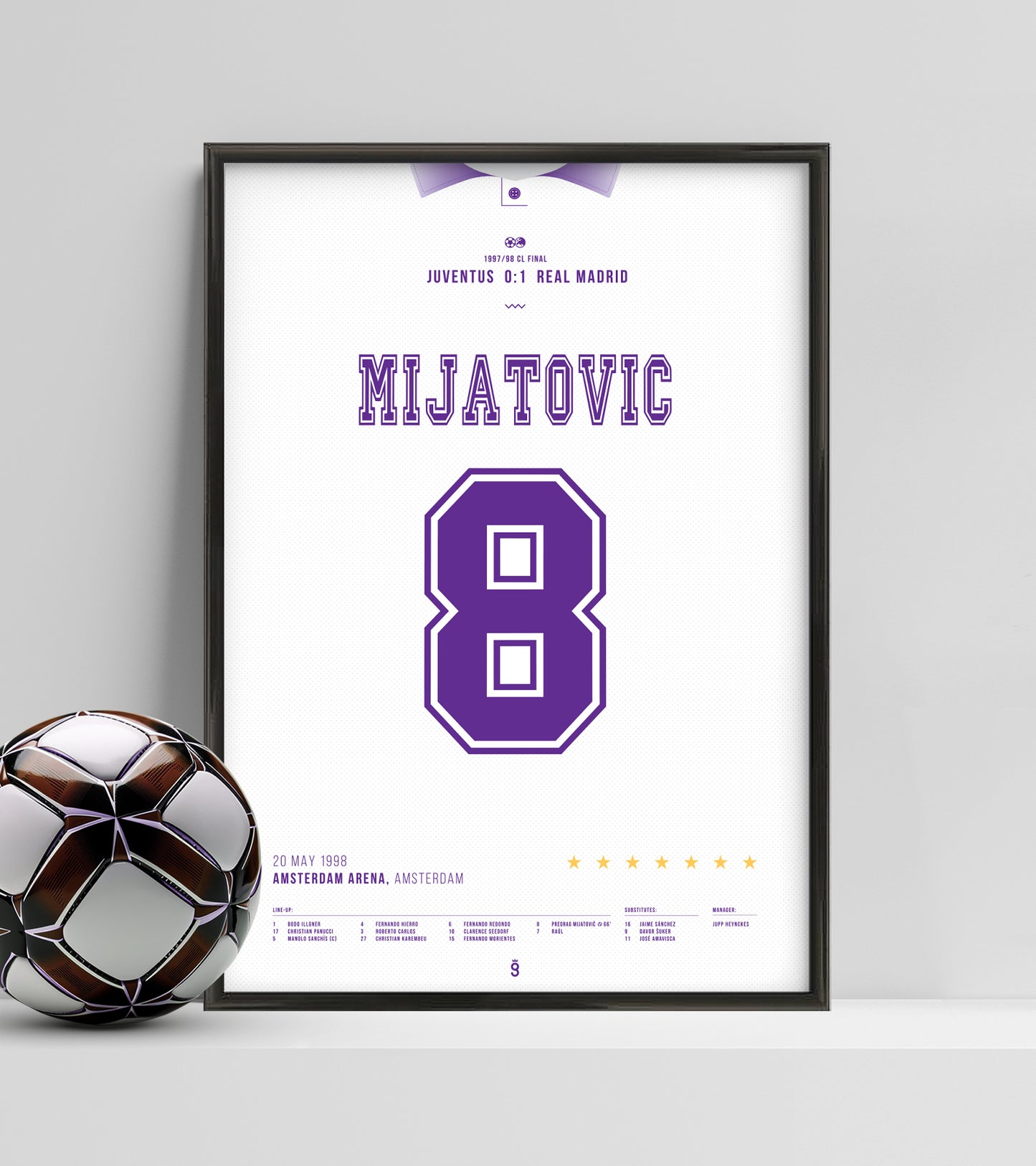 Mijatović’s goal that won “La Séptima” (Jersey ver.)