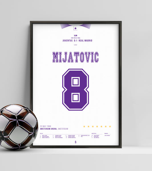 Mijatović’s goal that won “La Séptima” (Jersey ver.)