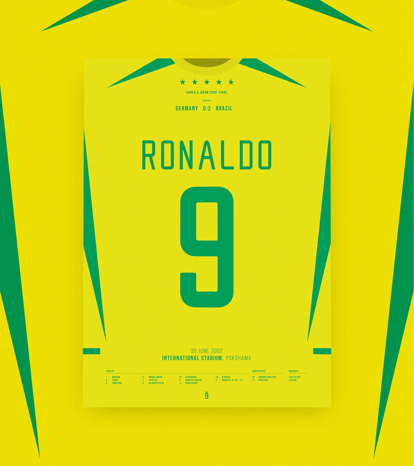Ronaldo's 2002 World Cup redemption (Jersey ver.)