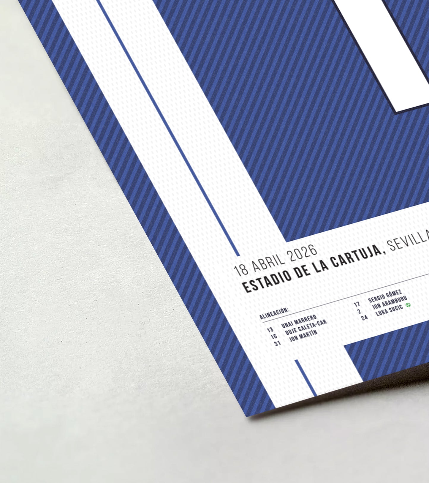 Real Sociedad lift the Copa del Rey (Barrenetxea Jersey ver.)