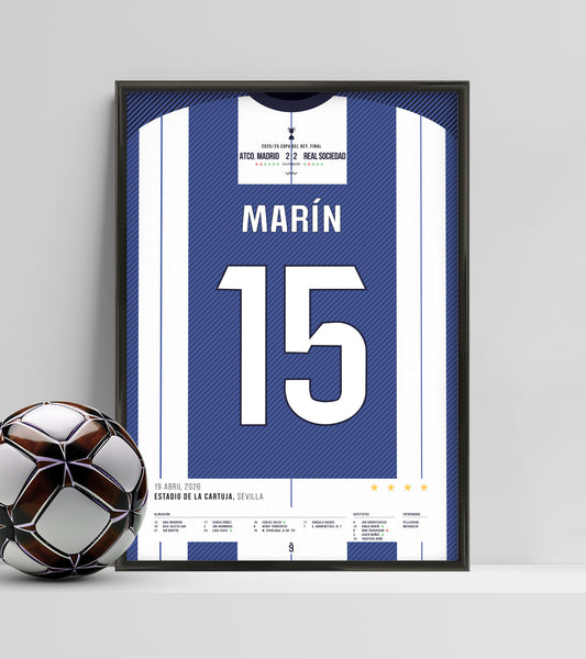 Real Sociedad lift the Copa del Rey (Pablo Marín Jersey ver.)