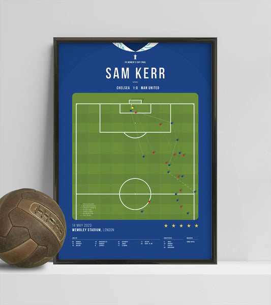 Sam Kerr erzielt den Siegtreffer, als Chelsea den Women's FA Cup gewinnt