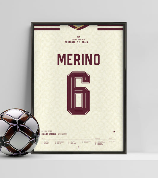 Mike Merino goal vs Portugal (Jersey ver.)