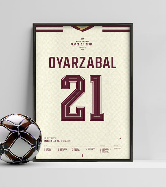 Oyarzabal & Spain book their place in the WC Final (Jersey ver.)