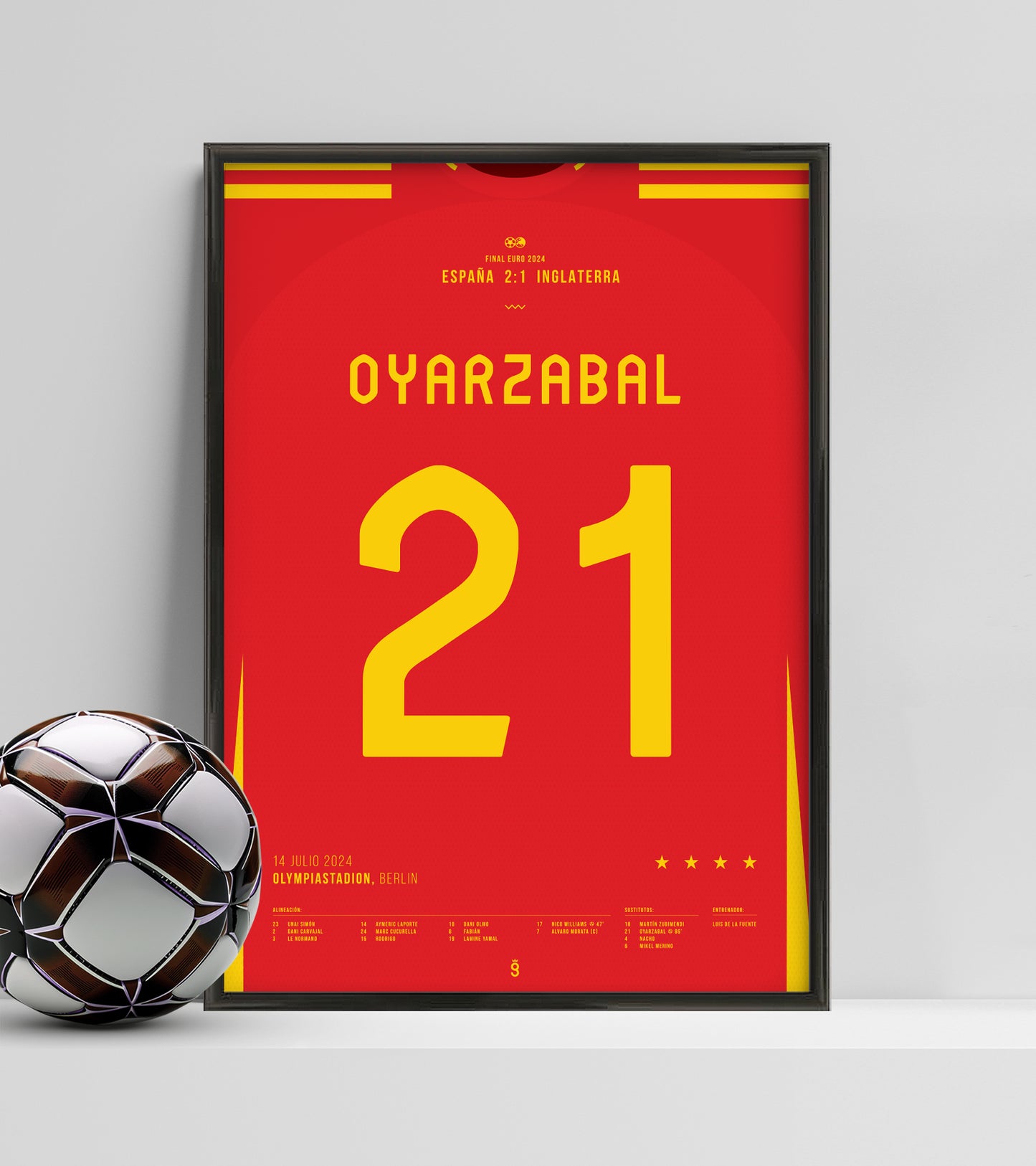 El gol de Oyarzabal que dio la Eurocopa a España