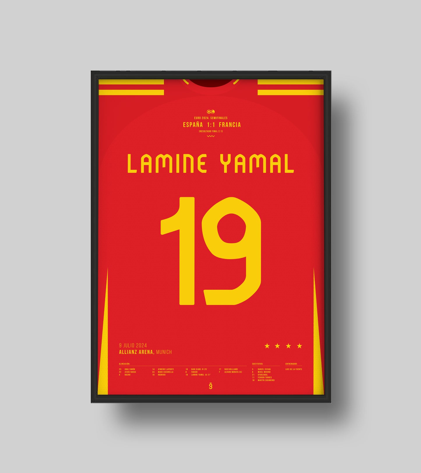 Lamine Yamal's 'Golazo' vs France (Jersey Ver.)