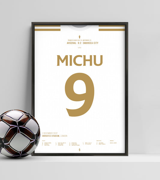 Michu’s unforgettable season at Swansea (Jersey ver.)