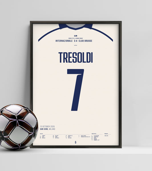 Tresoldi's historic hat-trick vs Inter (Jersey ver.)