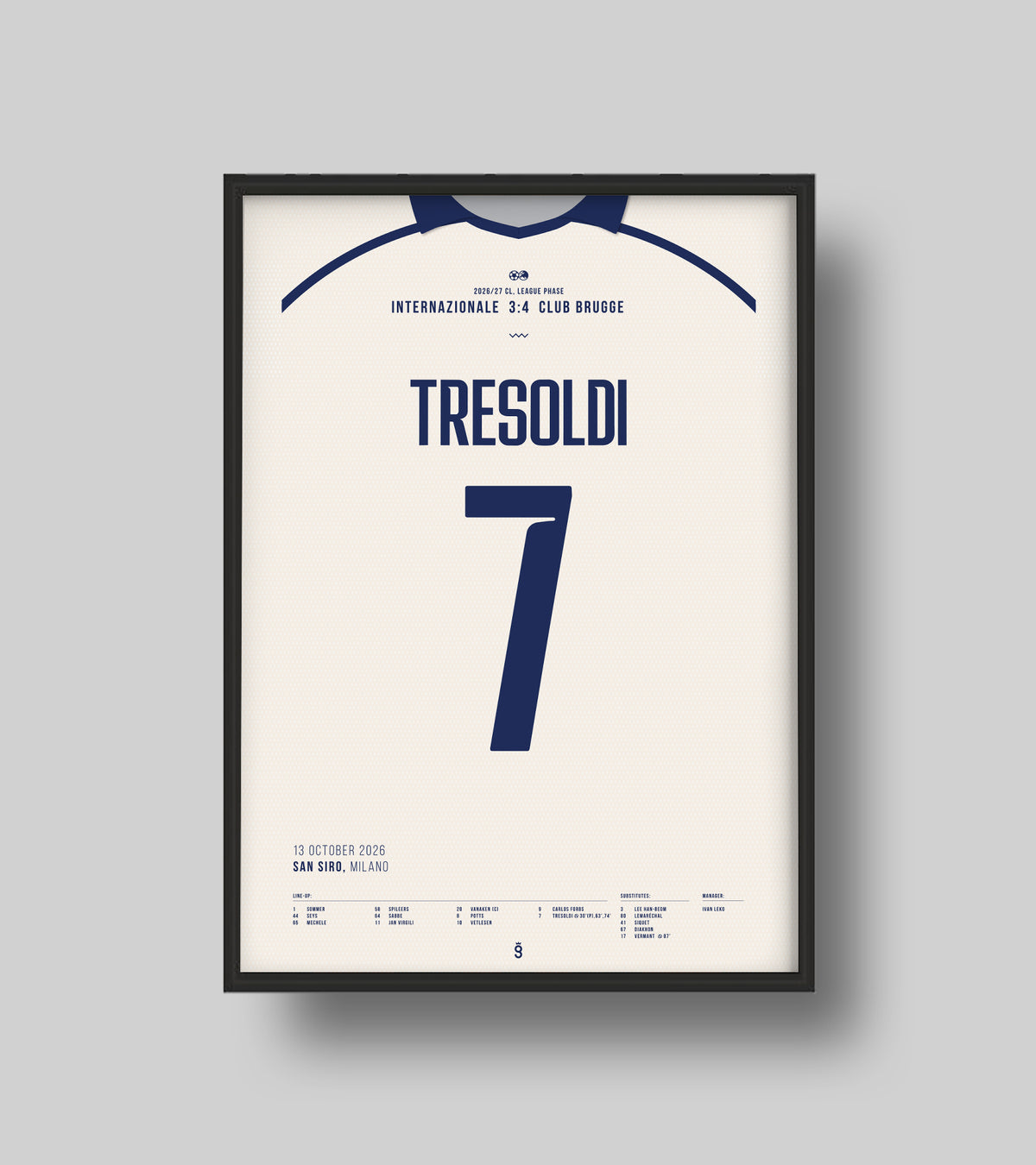 El histórico hat-trick de Tresoldi ante el Inter