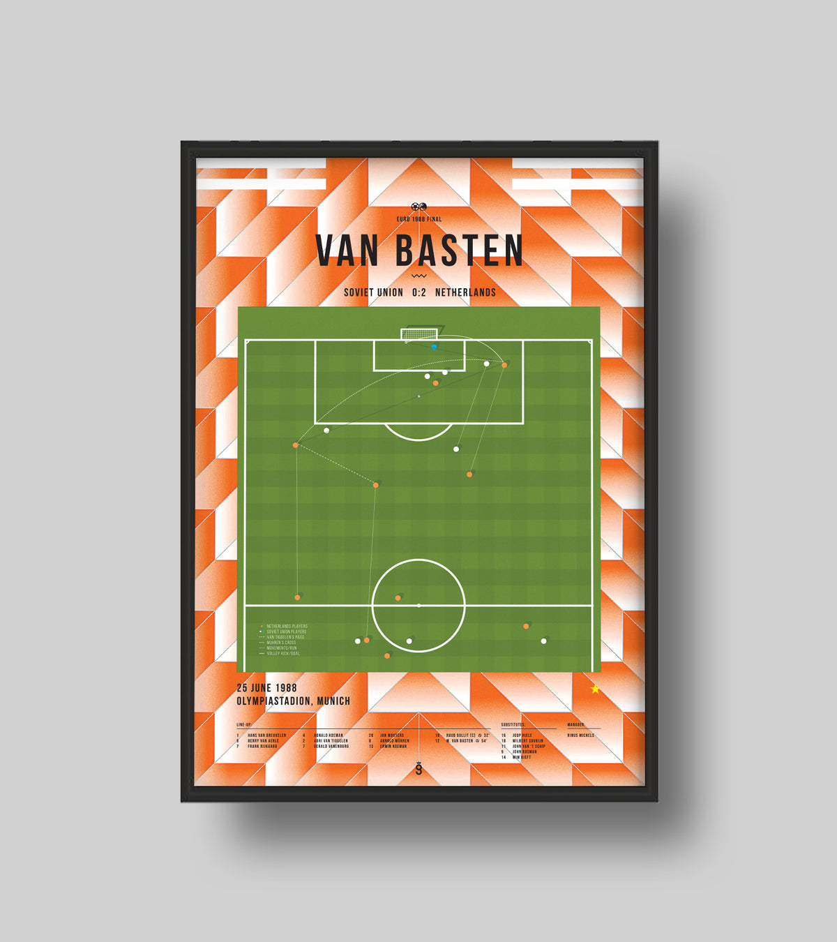 El mítico gol de volea de Marco Van Basten