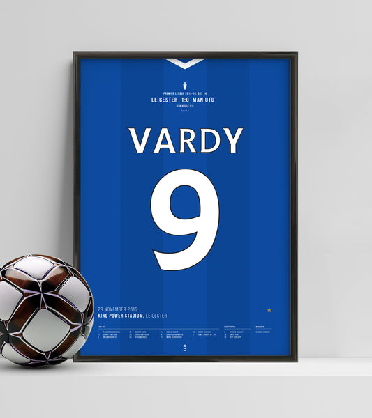 Jamie Vardy's Record-Breaking Goal (Jersey ver.)