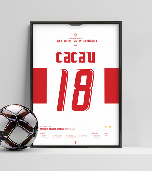 Cacau shocked Bayern Munich (Jersey ver.)
