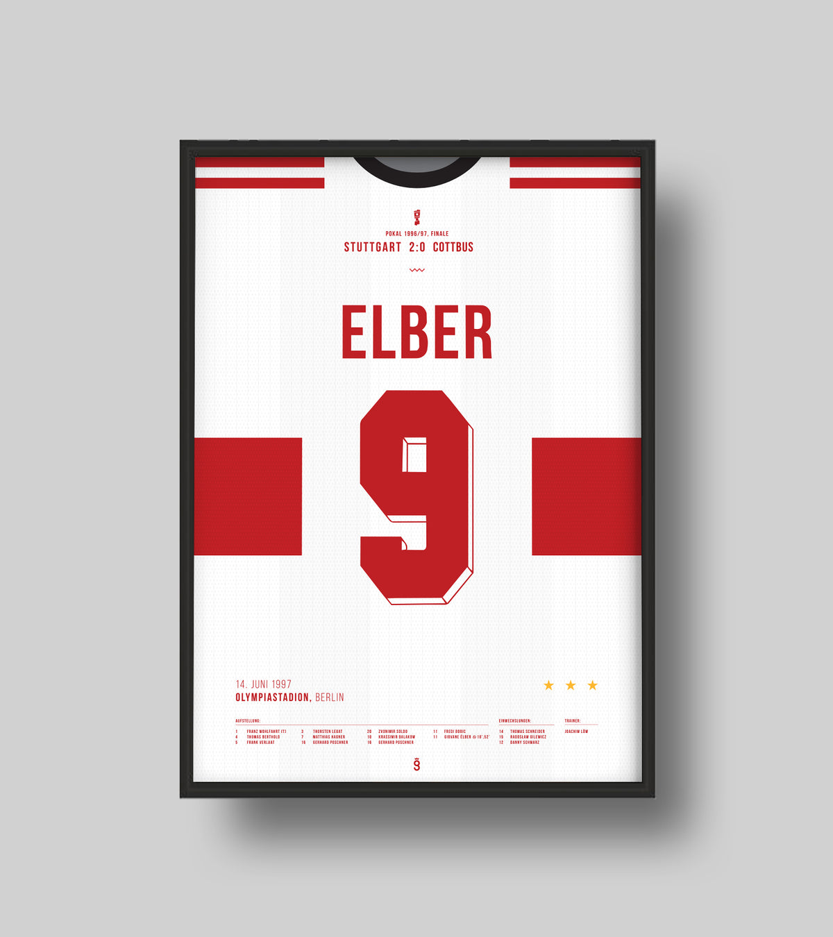 Elber's farewell double wins Stuttgart the 1997-Pokal