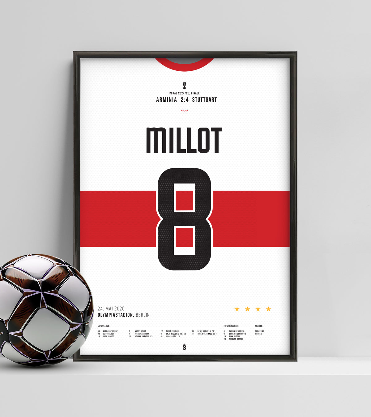 Stuttgart's DFB-Pokal triumph after 28 years (Millot) (Jersey ver.)