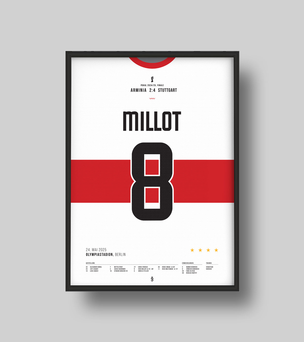 Stuttgart's DFB-Pokal triumph after 28 years (Millot) (Jersey ver.)