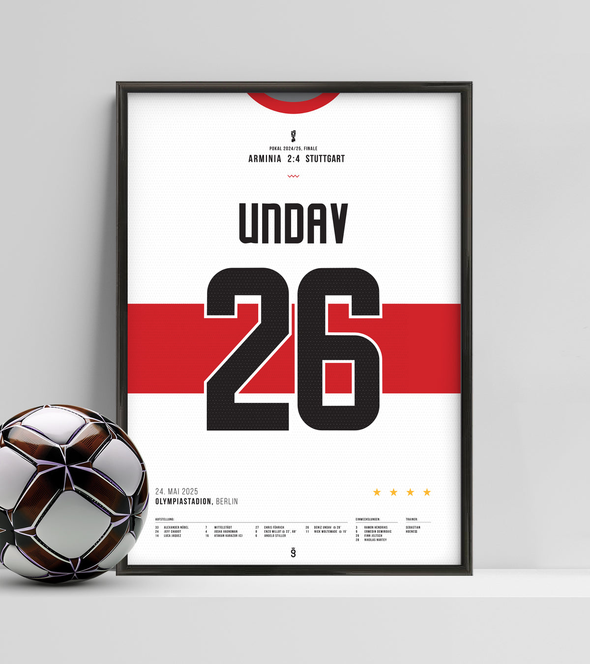 Stuttgart's DFB-Pokal triumph after 28 years (Undav) (Jersey ver.)