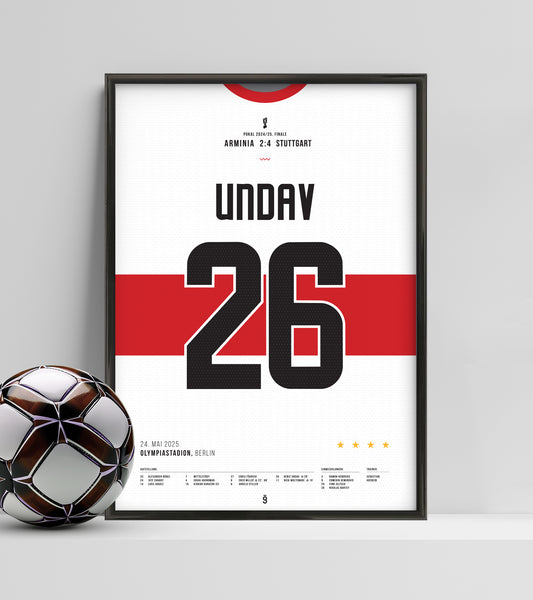 Stuttgart's DFB-Pokal triumph after 28 years (Undav) (Jersey ver.)