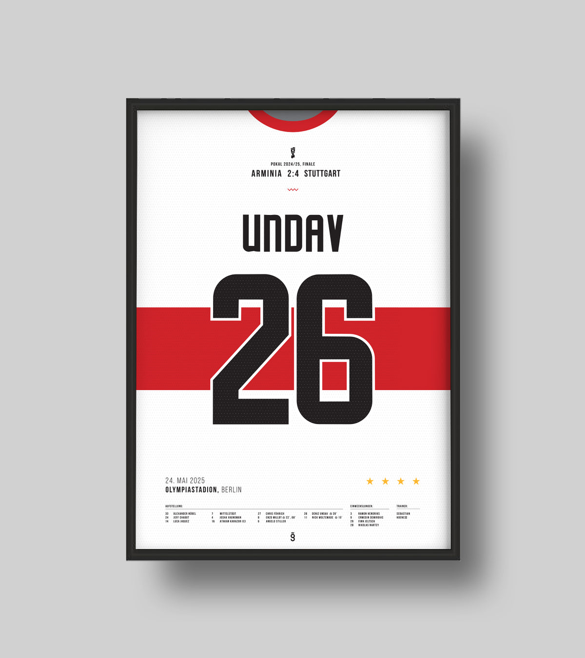Stuttgart's DFB-Pokal triumph after 28 years (Undav) (Jersey ver.)