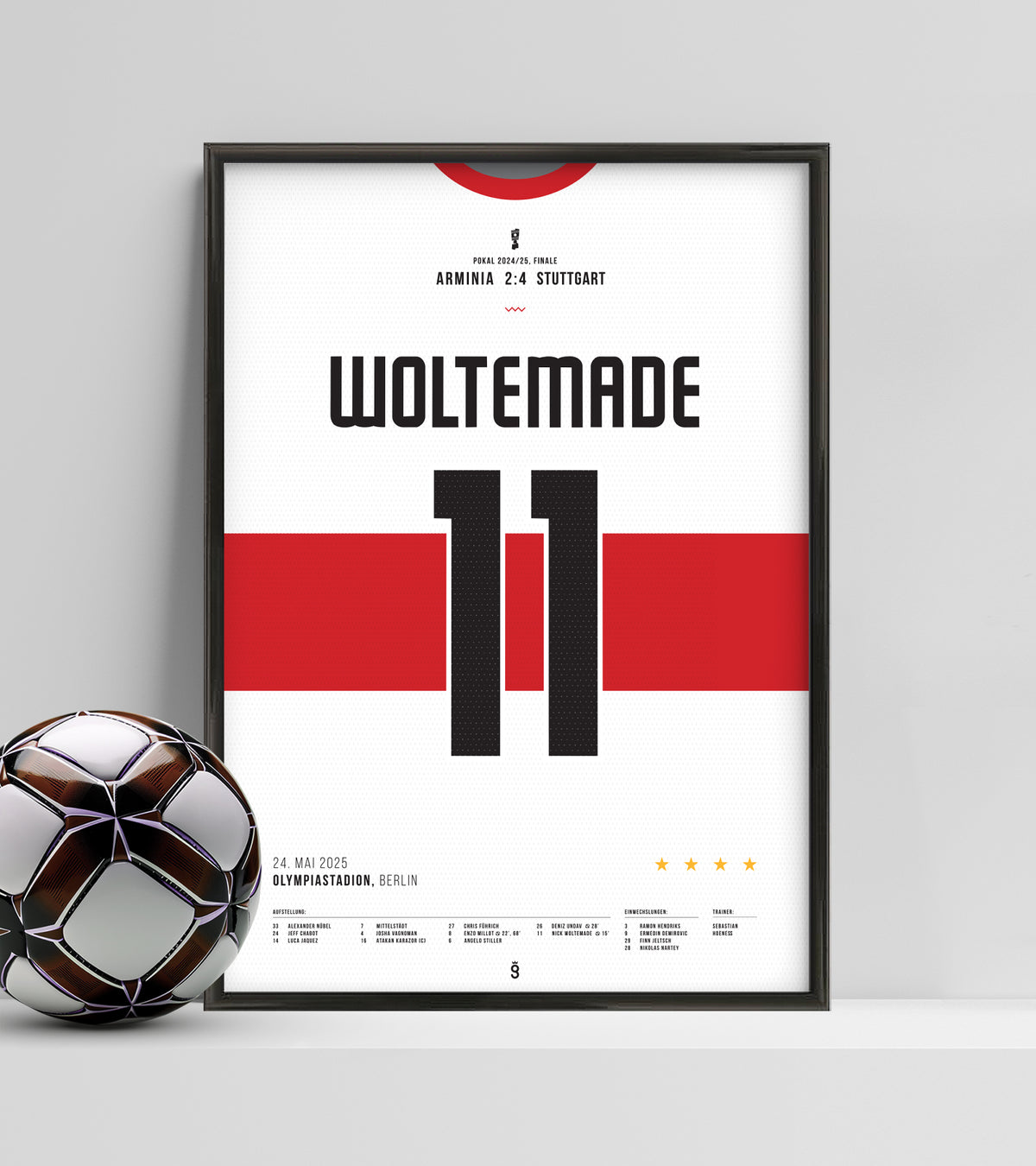 Stuttgart's DFB-Pokal triumph after 28 years (Woltemade) (Jersey ver.)