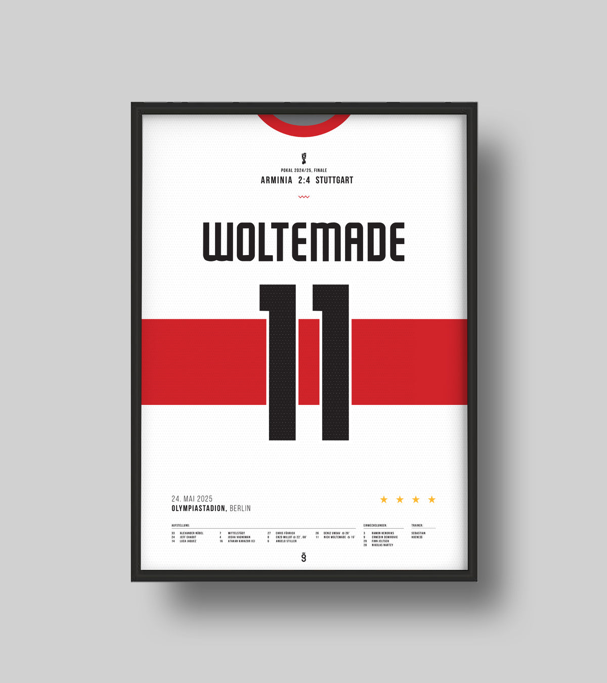 Stuttgart's DFB-Pokal triumph after 28 years (Woltemade) (Jersey ver.)