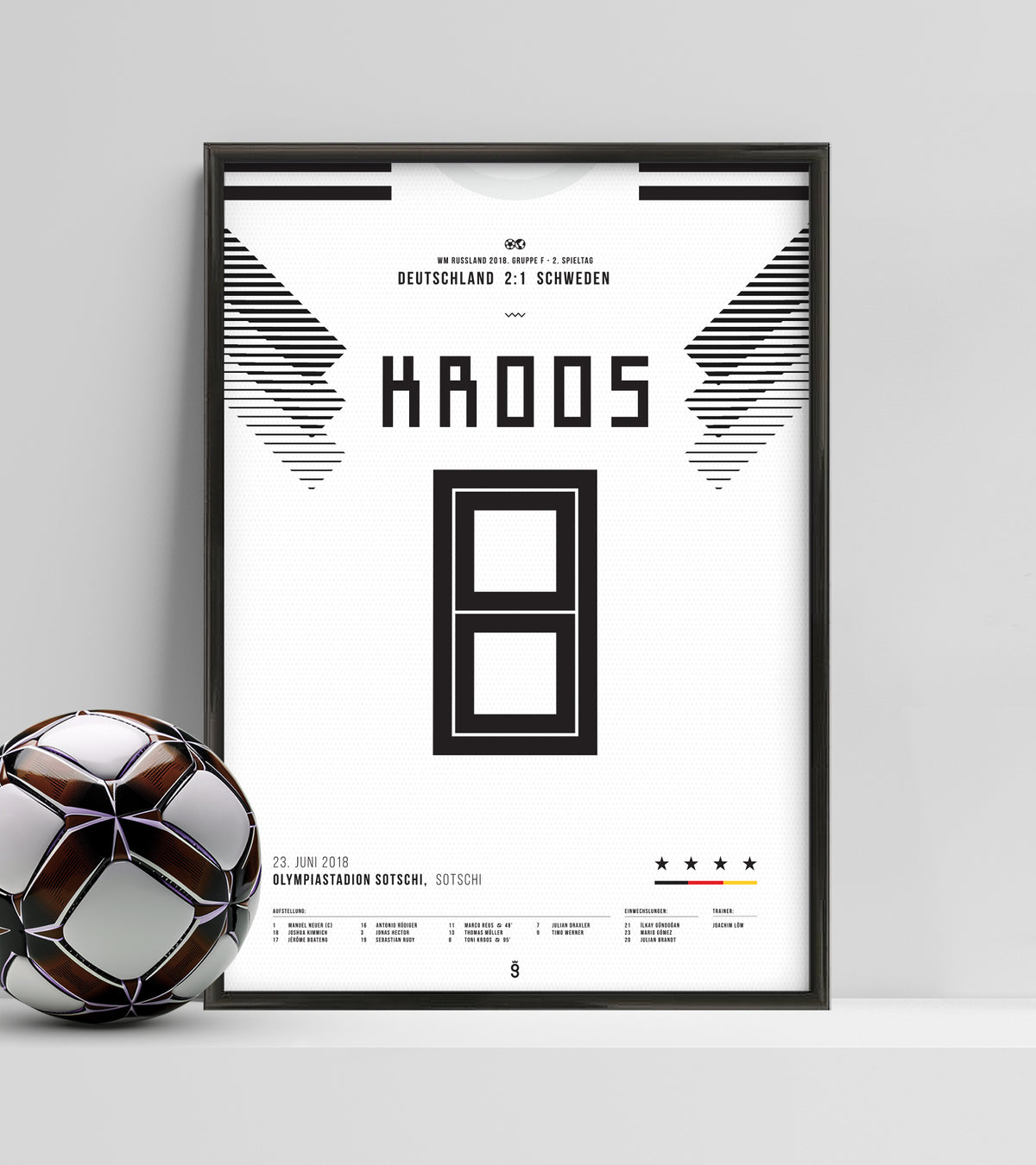 Toni Kroos' winning free-kick vs Sweden (Jersey ver.)