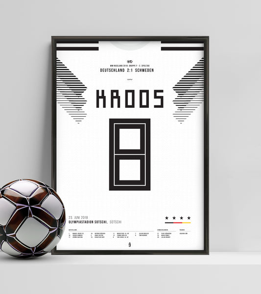 Toni Kroos' winning free-kick vs Sweden (Jersey ver.)