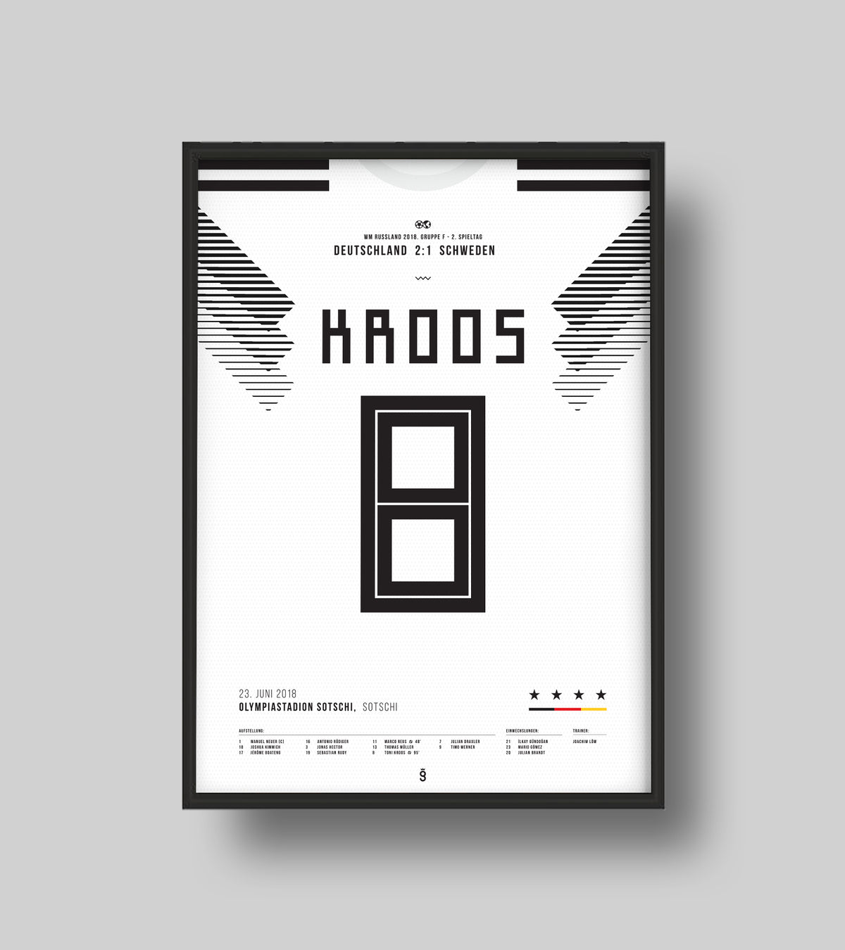 Toni Kroos' winning free-kick vs Sweden (Jersey ver.)