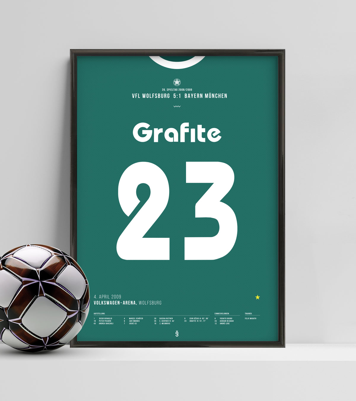 Grafite blamiert Bayern mit Hackentor