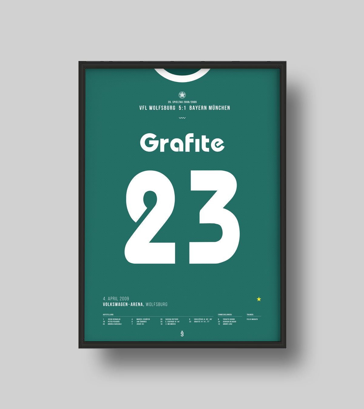 Grafite blamiert Bayern mit Hackentor