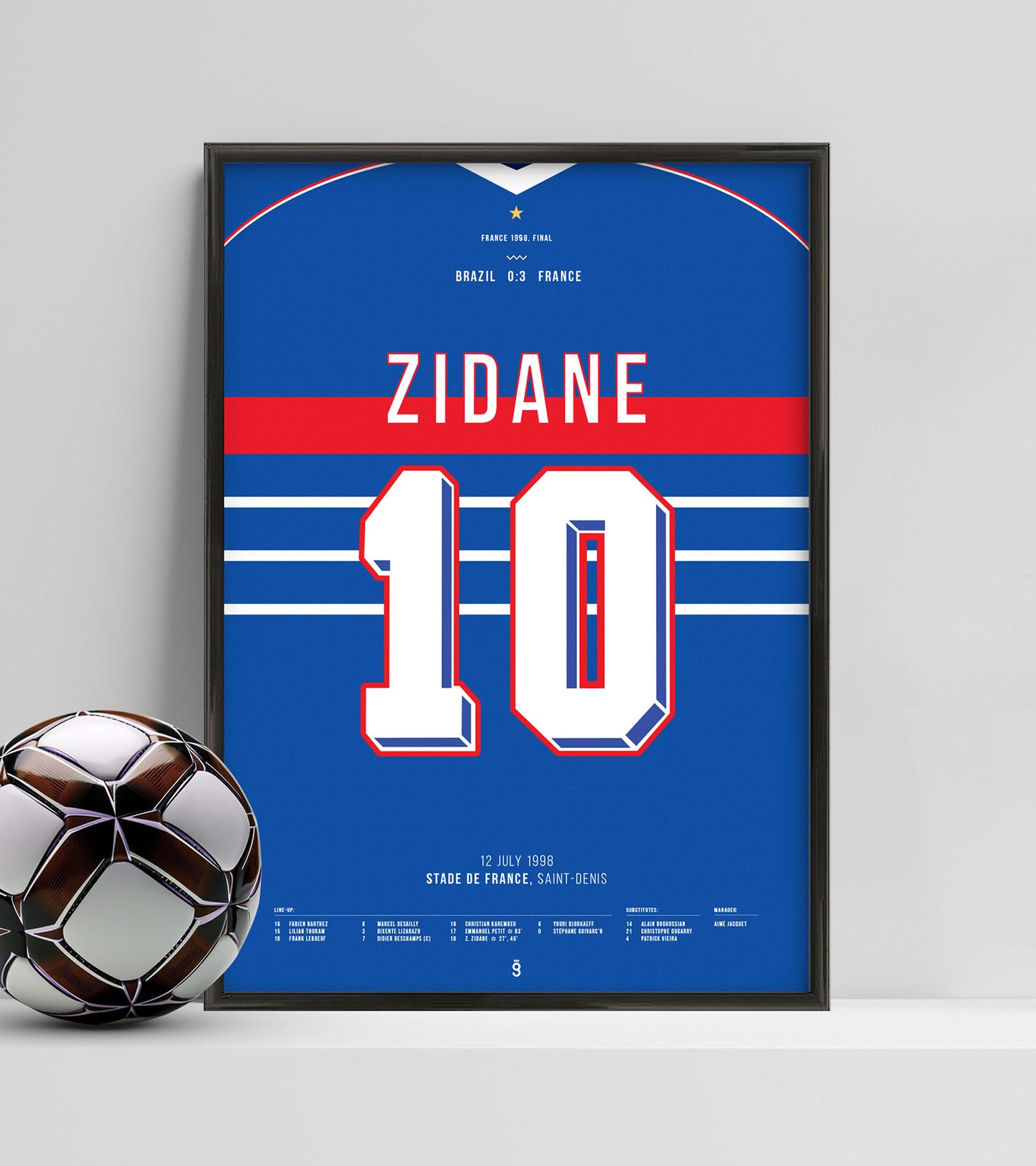 Lot revues posters equipe de france coupe du monde 1998 - platini - zidane - Collection Lot revues posters equipe de france coupe du monde 1998 - platini - zidane - Collection