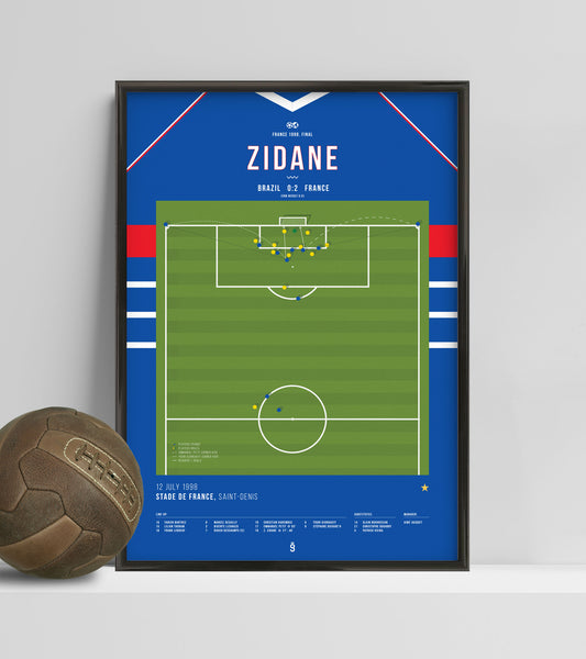 Los goles de Zidane en la final del Mundial de 1998