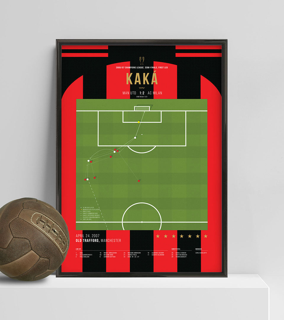 El gol en solitario de Kaká ante el Man Utd