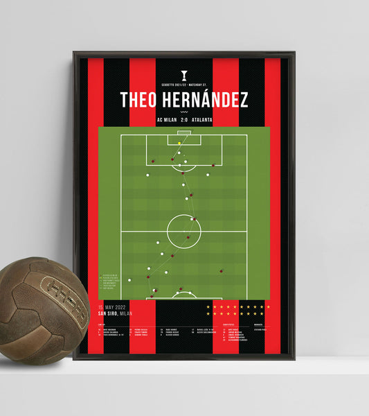 El gol en solitario de Theo Hernández contra el Atalanta