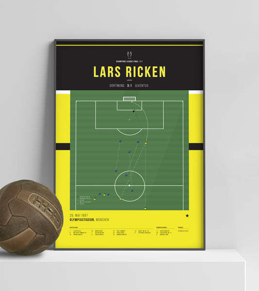 Lars Ricken scores wonder goal to stun Juventus in 1997