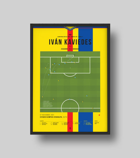 Kaviedes' goal takes Ecuador to the 2002 World Cup