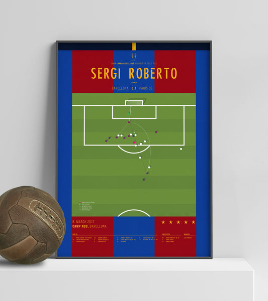 El gol de Sergi Roberto para culminar "La Remontada"