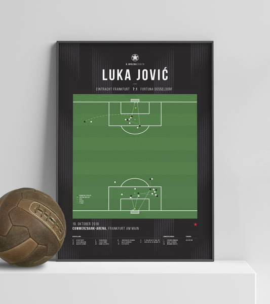 Five goals from Jovic against Düsseldorf